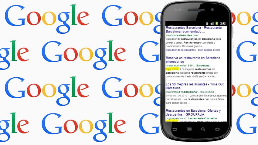 Google premia a las webs responsive, es decir, adaptadas a dispositivos móviles