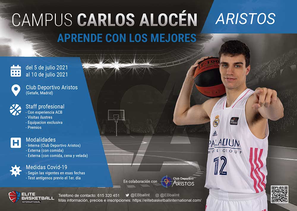 Diseño publicitario de Azaelia para Elite Basketball International
