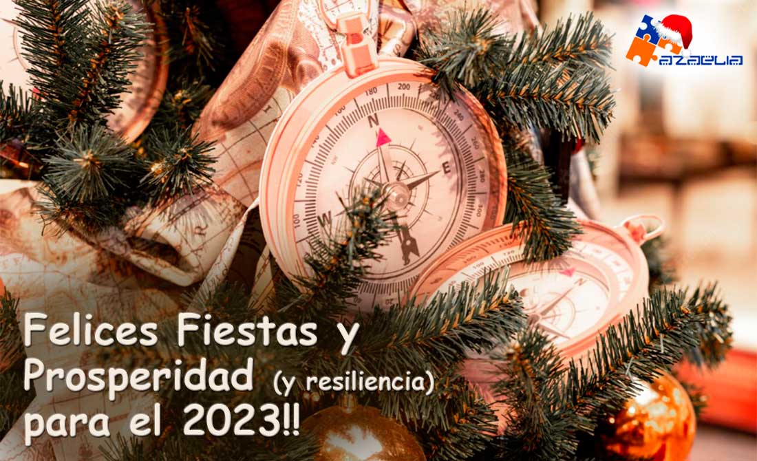 El equipo de Azaelia te Felices Fiestas y Próspero 2023