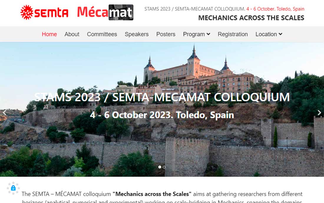 Página web en Leganés. Semta Mecamat. Nueva referencia de Azaelia