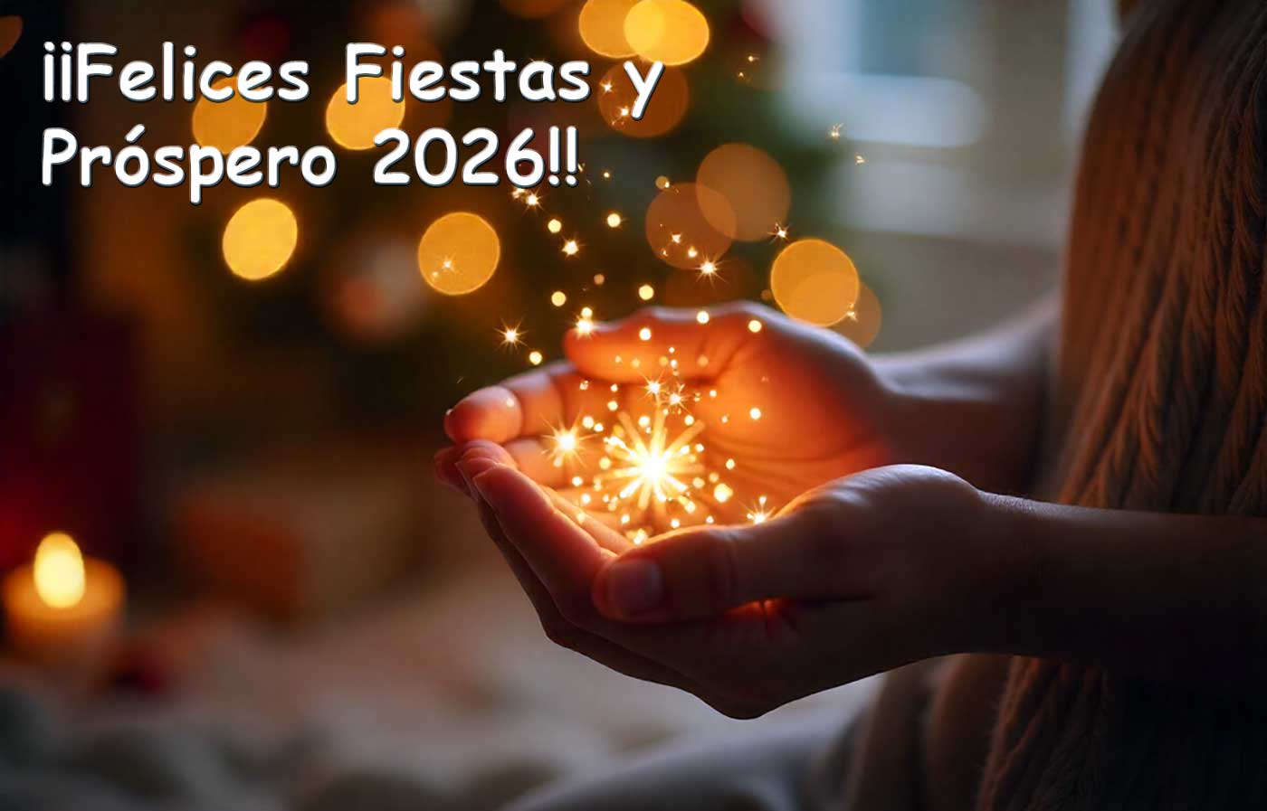 Por un nuevo año lleno de inspiración y magia. ¡Felices Fiestas!