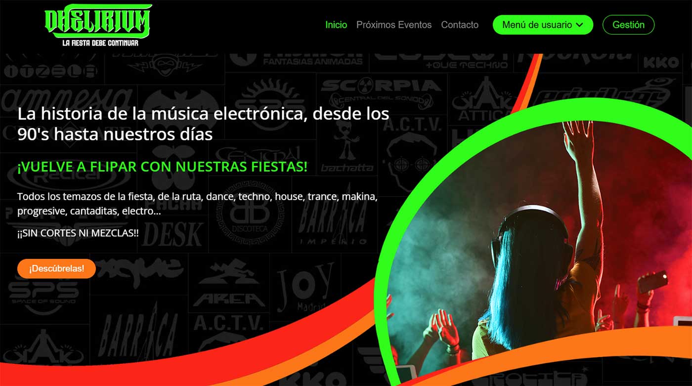 Página web en Carabanchel. Dhelirium. Nueva referencia de Azaelia