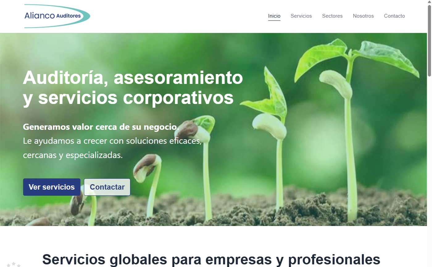 Página web en Madrid: Alianco. Nueva referencia de Azaelia
