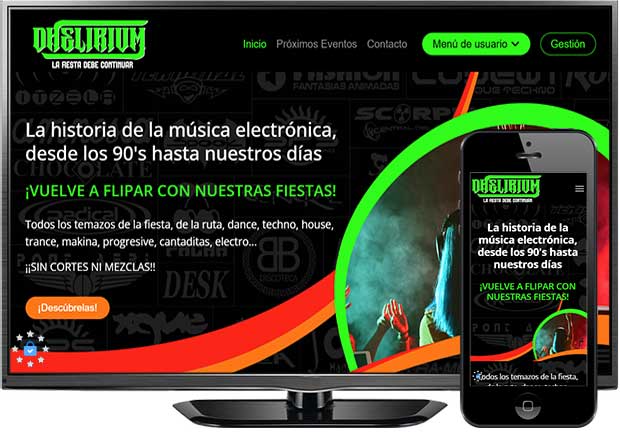 Página web en Carabanchel. Dhelirium